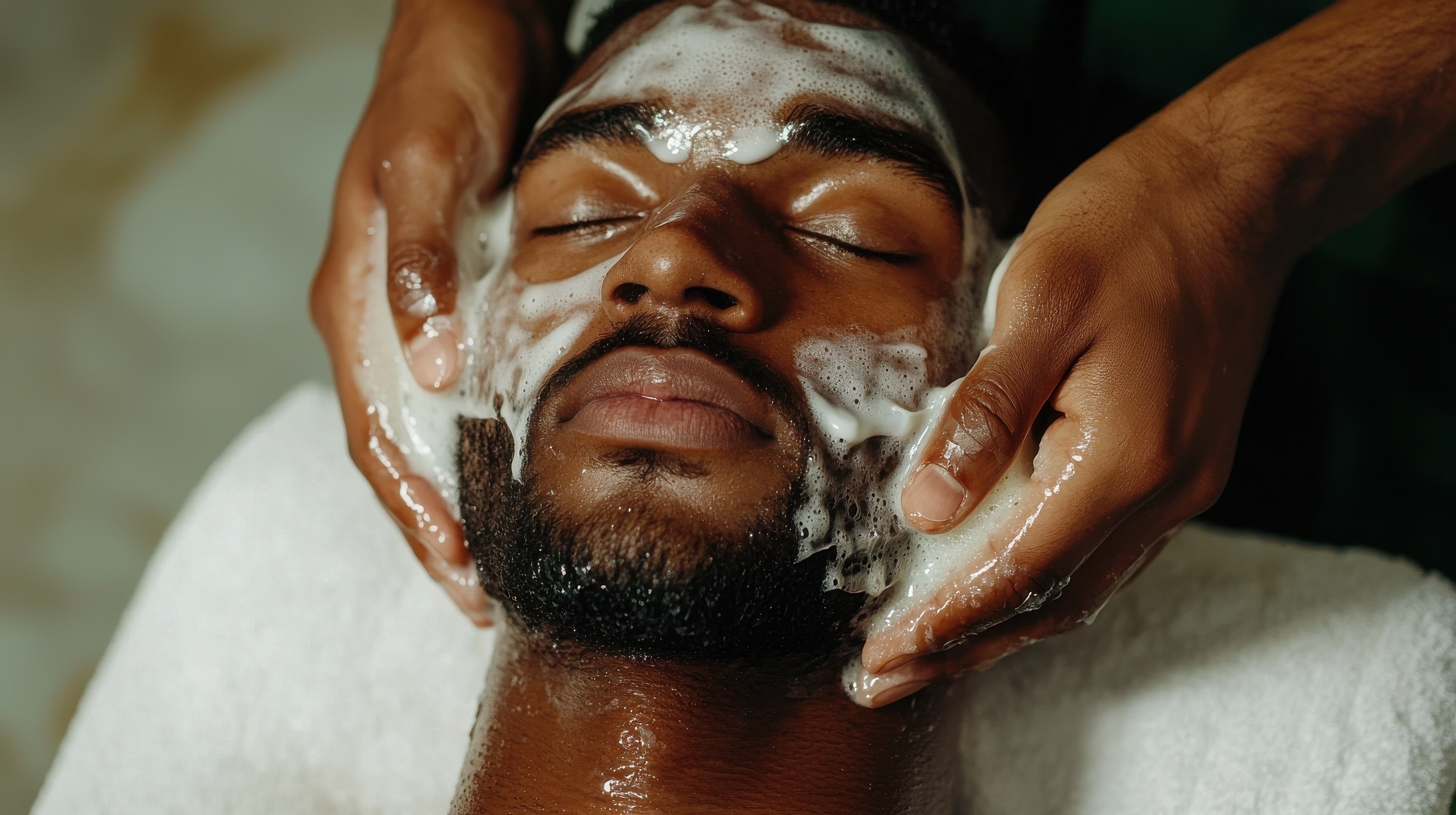 Staight razor shave